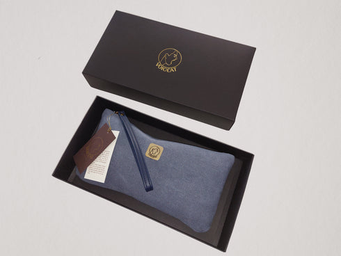 Pochette passepartout in denim - Voiceat